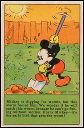 Mickey Is Digging For